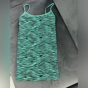 Nikibiki Green Zebra Striped Top…NWOT